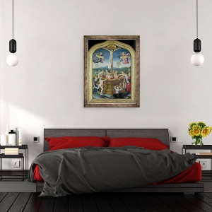 Tablou inramat - Jean Bellegambe the Elder - Baia mistica a sufletelor, 60 x 80 cm - Img 3