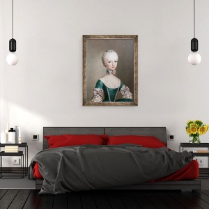 Tablou inramat - Jean-Etienne Liotard - Marie Antoinette, 60 x 80 cm - Img 3