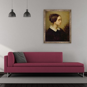 Tablou inramat - Jean-Francois Millet - Portret De Madame Ono, 50 x 60 cm - Img 2
