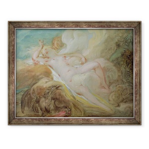Tablou inramat - Jean-Honore Fragonard - Jupiter si Io, 70 x 90 cm