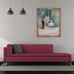 Tablou inramat - Jean Louis Forain - Dansatorul, 70 x 85 cm - Img 2