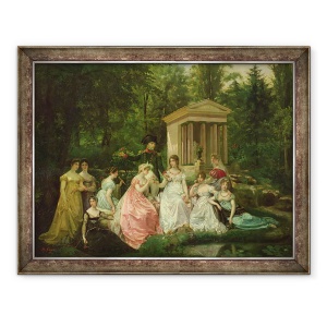 Tablou inramat - Jean Louis Victor Viger du Vigneau - Trandafirul din Malmaison, 70 x 90 cm