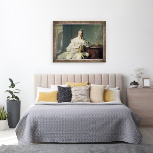 Tablou inramat - Jean-Marc Nattier - Anne-Henriette de France, ca element al focului, 60 x 80 cm - Img 3