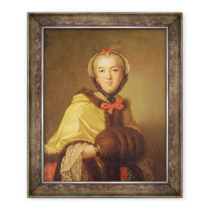 Tablou inramat - Jean-Marc Nattier - Portret De Louis-Henriette de Bourbon-Conti, 70 x 85 cm