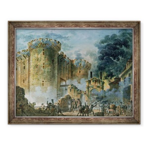 Tablou inramat - Jean-Pierre Houel - Luarea Bastiliei, 70 x 90 cm
