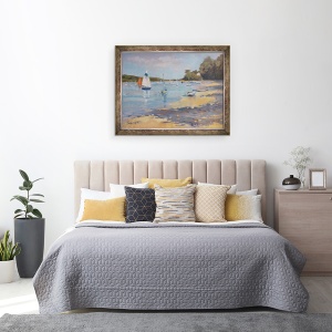 Tablou inramat - Jennifer Wright - Salcombe, 60 x 80 cm - Img 3