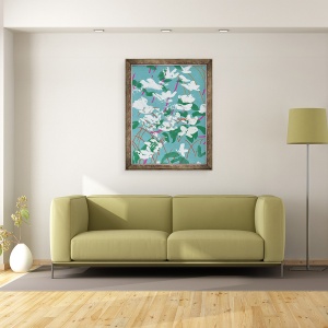 Tablou inramat - Jenny Frean - Teal Tales, 60 x 80 cm - Img 2