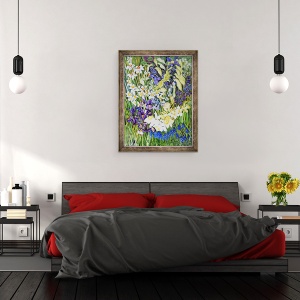 Tablou inramat - Joan Thewsey - Bordura de primavara, 70 x 90 cm - Img 3