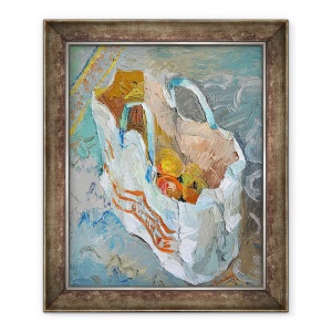 Tablou inramat - Joan Thewsey - Geanta Transportatorului, 1981, 50 x 60 cm