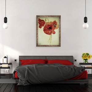Tablou inramat - Joan Thewsey - Maci din lanul de porumb, 70 x 90 cm - Img 3