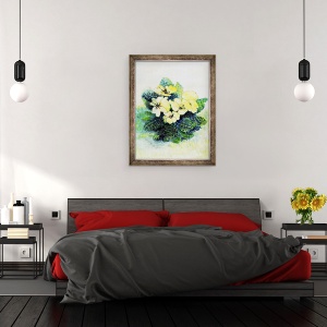 Tablou inramat - Joan Thewsey - Primula I, 70 x 90 cm - Img 3