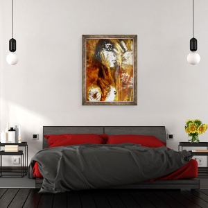 Tablou inramat - jocasta shakespeare - Detaliu Witch, 60 x 80 cm - Img 3