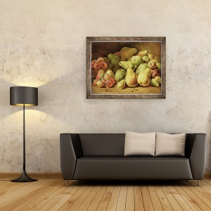 Tablou inramat - Johann Friedrich August Tischbein - Fructe inca de viata, 70 x 90 cm - Img 2