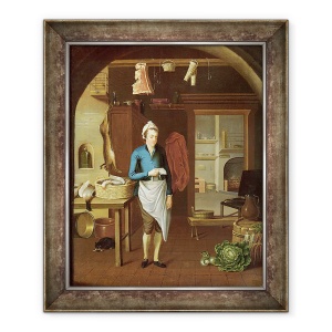 Tablou inramat - John Atkinson - Bucatarie Scene, 50 x 60 cm
