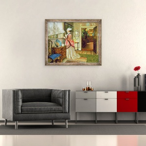 Tablou inramat - John Atkinson Grimshaw - vara, 50 x 60 cm - Img 2