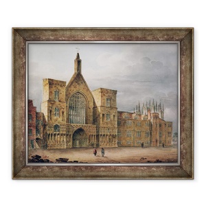 Tablou decorativ Westminster Hall de John Coney, 70x85 cm, înrămat