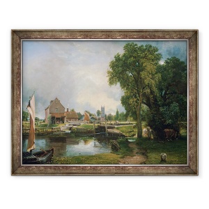 Tablou inramat - John Constable - incuietoare si moara Dedham, 70 x 90 cm