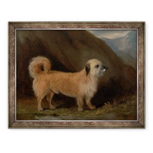 Tablou inramat - John E. Ferneley - Un Terrier Dandie Dinmont, 70 x 90 cm