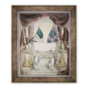Tablou decorativ înramat Alegoria Păcii de John R. Smith