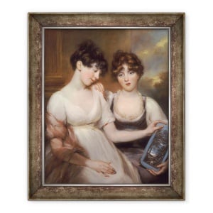 Tablou inramat - John Russell - Portret De Anne si Maria Russell, 70 x 85 cm