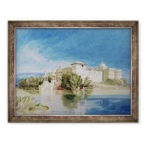 Tablou inramat - John Sell Cotman - Palatul Perawa, Malwa, 70 x 90 cm