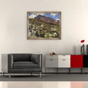 Tablou inramat - John Singer Sargent - Pass Simplon, 50 x 60 cm - Img 2