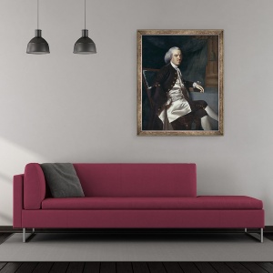Tablou inramat - John Singleton Copley - Daniel Hubbard, 50 x 60 cm - Img 2