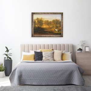 Tablou inramat - Joseph Mallord William Turner - Padurea din Bere, 60 x 80 cm - Img 3