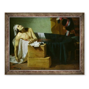 Tablou inramat - Joseph Roques - Moartea lui Marat, 70 x 90 cm