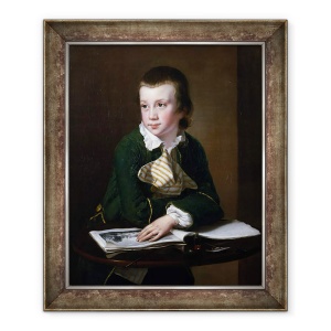 Tablou inramat - Joseph Wright of Derby - Portret De Revd William Rastall Ca Un Baiat, 70 x 85 cm