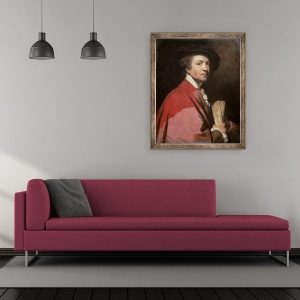 Tablou inramat - Joshua Reynolds - Autoportret I, 50 x 60 cm - Img 2