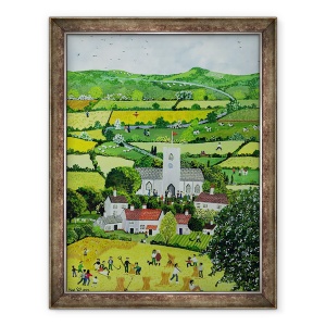 Tablou inramat - Judy Joel - O nunta la tara, 70 x 90 cm