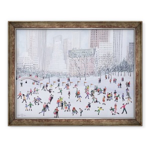 Tablou inramat - Judy Joel - Patinoar, Parcul Central, New York, 60 x 80 cm