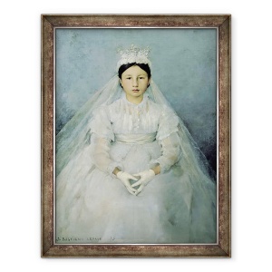Tablou inramat - Jules Bastien-Lepage - Tanarul comunicant, 60 x 80 cm
