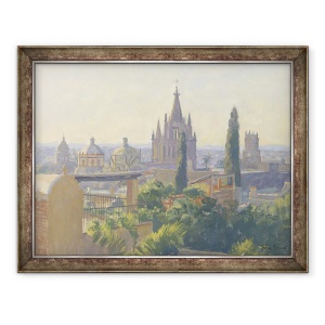 Tablou inramat - Julian Barrow - Acoperisuri din San Miguel Allende, 60 x 80 cm