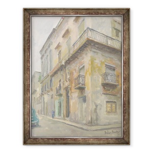 Tablou inramat - Julian Barrow - Havana Street Corner, 70 x 90 cm