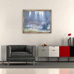 Tablou inramat - Julian Barrow - Iarna in Central Park, New York, 50 x 60 cm - Img 2