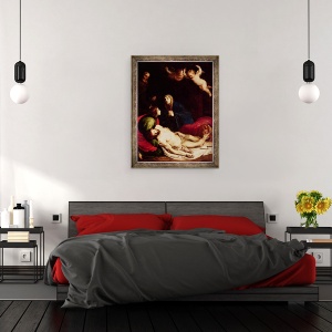 Tablou inramat - Jusepe de Ribera - Coborarea de pe cruce I, 60 x 80 cm - Img 3