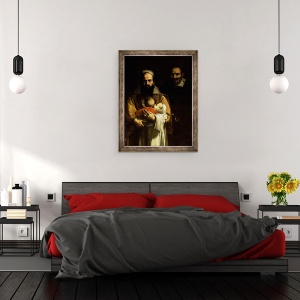 Tablou inramat - Jusepe de Ribera - Femeia cu barba care alapteaza, 60 x 80 cm - Img 3