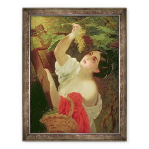 Tablou inramat - Karl Pavlovich Bryullov - amiaza italiana, 70 x 90 cm