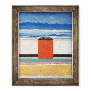 Tablou inramat - Kazimir Severinovich Malevich - Casa Rosie, 50 x 60 cm