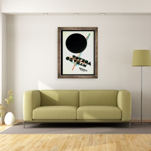Tablou inramat - Kazimir Severinovich Malevich - Dr. Mabuso Kinoposter, 70 x 90 cm - Img 2