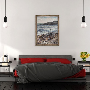 Tablou inramat - Kirstie Adamson - Boarders - Wembury, 70 x 90 cm - Img 3