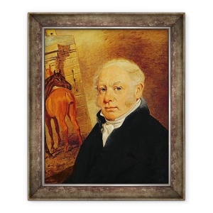 Tablou inramat - Lambert Marshall - Portretul lui Ben Marshall 1767-1835 ulei pe panza, 50 x 60 cm