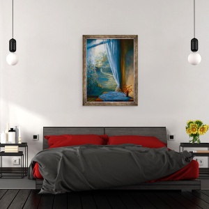 Tablou inramat - Lee Campbell - Umbre vara, 70 x 90 cm - Img 3