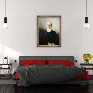 Tablou inramat - Leon Joseph Florentin Bonnat - Portret De Henri Deutsch de la Meurthe, 60 x 80 cm - Img 3