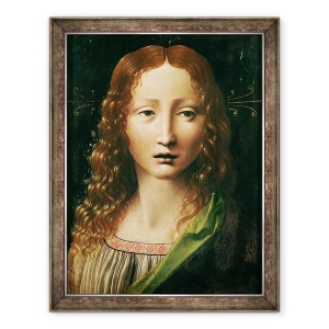 Tablou inramat - Leonardo da Vinci - seful Mantuitorului, 60 x 80 cm