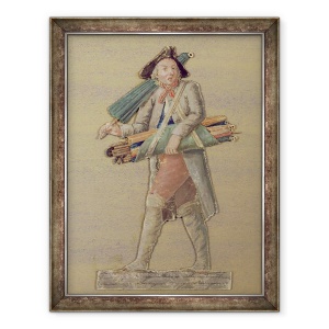 Tablou inramat - Lesueur Brothers - Vanzatorul de umbrela, 60 x 80 cm