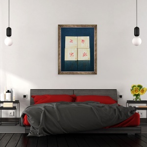 Tablou inramat - Lincoln Seligman - Cutii de ceai, 60 x 80 cm - Img 3