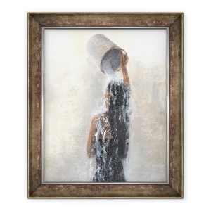 Tablou inramat - Lincoln Seligman - Fata de dus, 50 x 60 cm